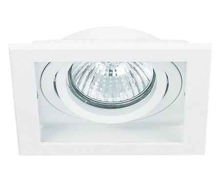 Spot Embutido Conecta Quadrado Branco Bivolt | Westwing