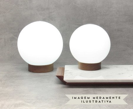 Luminária de Mesa Alba Bivolt - 22 cm | Westwing