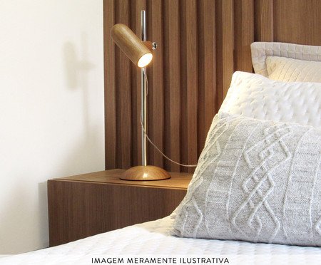 Luminária de Mesa em Inox Solon Bivolt | Westwing
