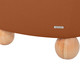 Puff Ball Feet em Boucle Aveludado Terracota, Terracota | WestwingNow