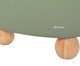 Puff Ball Feet em Boucle Aveludado Verde, Verde | WestwingNow