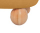 Poltrona Ball Feet em Boucle Aveludado Amarelo Ocre, Amarelo | WestwingNow