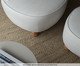 Puff Ball Feet em Boucle Aveludado Branco, Branco | WestwingNow