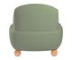 Poltrona Ball Feet em Boucle Aveludado Verde, Verde | WestwingNow