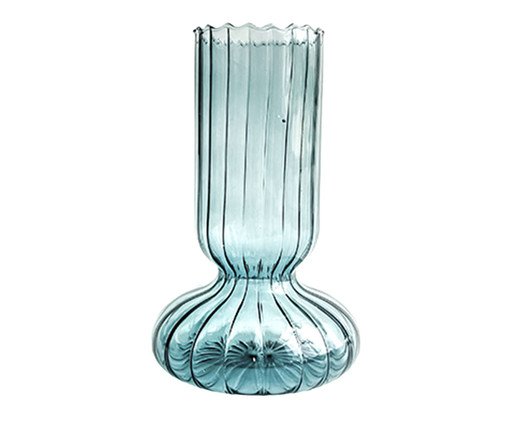 Vaso Canelado Bliss Azul II, Azul | WestwingNow