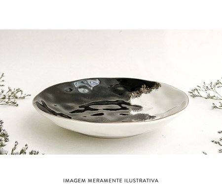 Centro de Mesa Fundo Dual Preto | Westwing