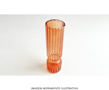 Vaso Canelado Bliss Laranja | Westwing