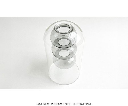 Solitário Duplo Bliss Cinza | Westwing