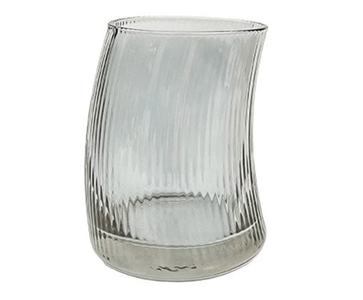 Mini Solitário Glam Cinza, Transparente | WestwingNow