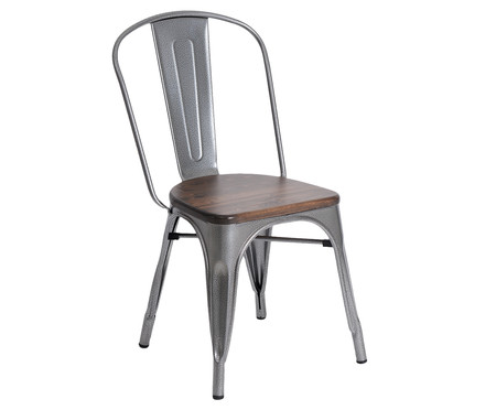 Cadeira com Assento Tolix - Cinza Concreto