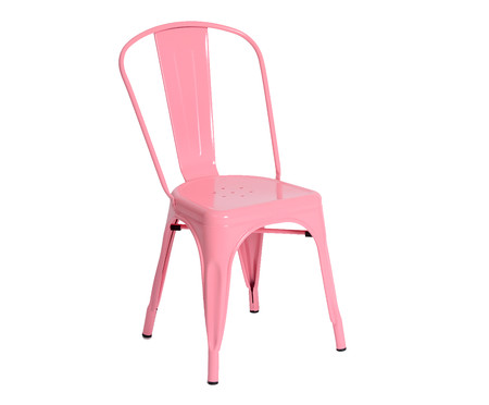Cadeira Tolix - Rosa Pink