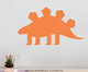 Adesivo de Parede Lousa Dinossauro Estegossauro Laranja - Hometeka, Laranja | WestwingNow