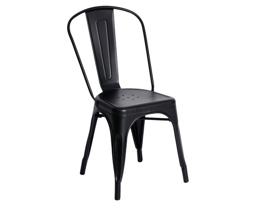 Cadeira Tolix - Preto Fosco, preto | WestwingNow