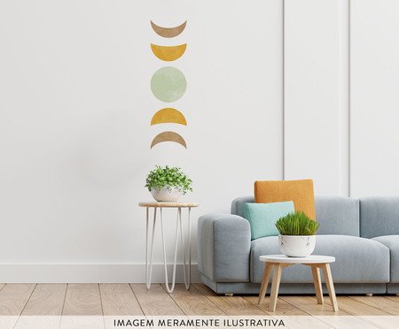 Adesivo de Parede Boho Fases da Lua - Hometeka | WestwingNow