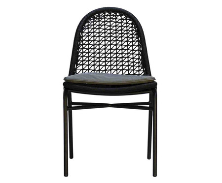 Cadeira Flores Preto