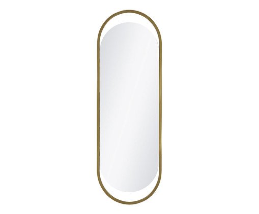 Espelho de Corpo Glam Dourado, Natural | WestwingNow