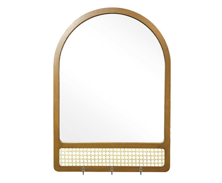 Espelho Emoldurado Capela Hall Freijó | WestwingNow