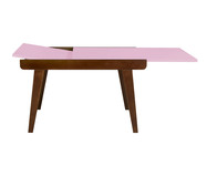 Mesa de Jantar Extensivel Maxi Rosa Claro - Hometeka | WestwingNow