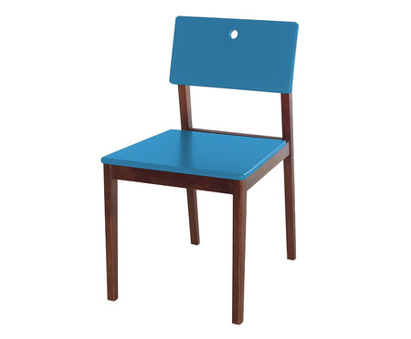 Cadeira Flip Azul Turquesa  - Hometeka