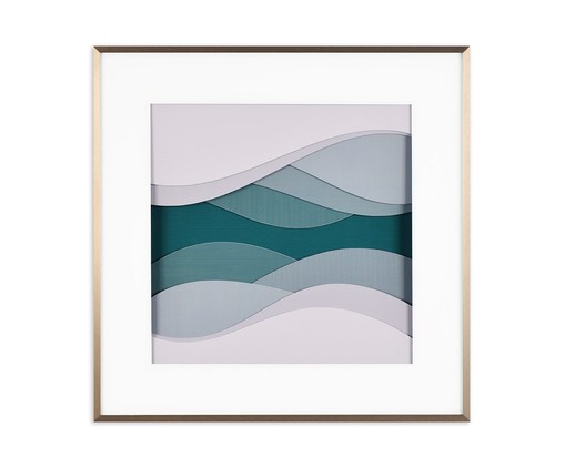 Quadro Mar l - 51x51, Multicolorido | WestwingNow