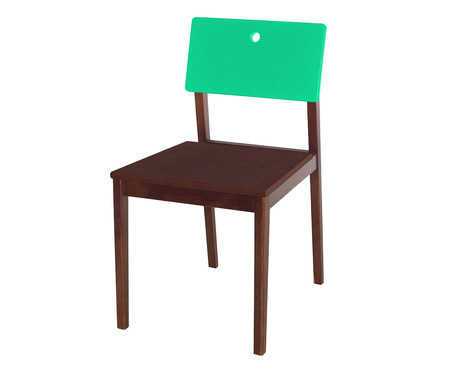 Cadeira Flip Verde Esmeralda  - Hometeka