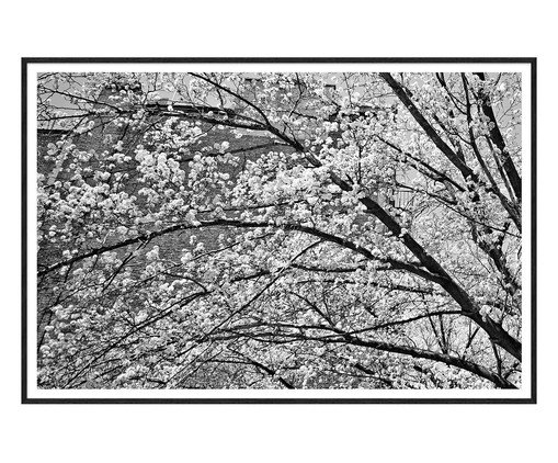 Quadro White Cherry Nova York - Preto e Branco, Preto,Branco | WestwingNow
