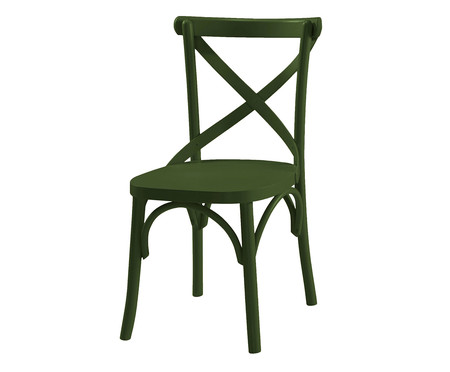 Cadeira X Verde Escuro  - Hometeka