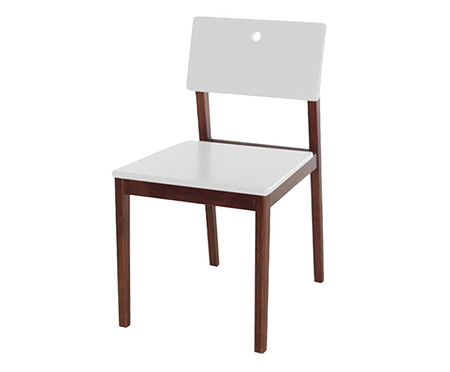 Cadeira Flip Branca  - Hometeka