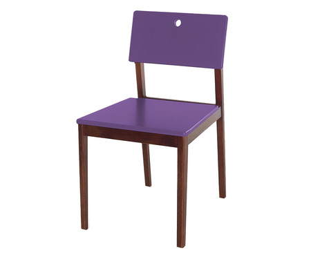 Cadeira Flip Roxo  - Hometeka