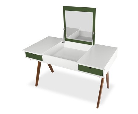 Escrivaninha Penteadeira Delacroix Verde Escuro | Westwing