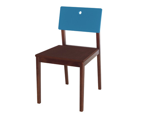 Cadeira Flip Azul Turquesa  - Hometeka