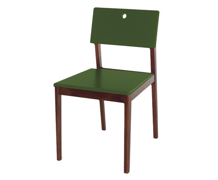 Cadeira Flip Verde Escuro  - Hometeka