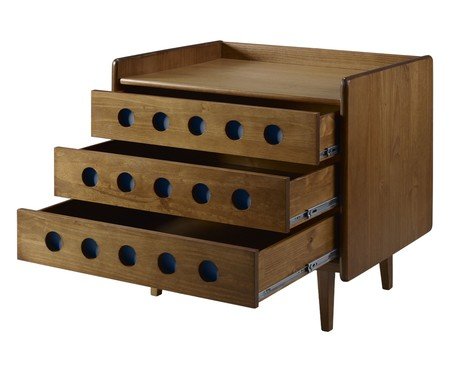 Cômoda Vintage Azul Escuro | Westwing