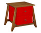 Mesa de Cabeceira Stoka Vermelho  - Hometeka, Vermelho | WestwingNow