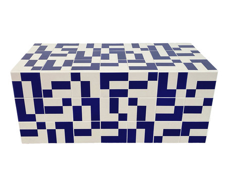 Banco Blocks Azul  - Hometeka