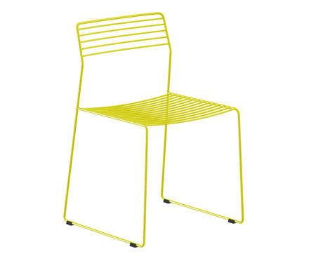 Cadeira Aura Amarela - Hometeka