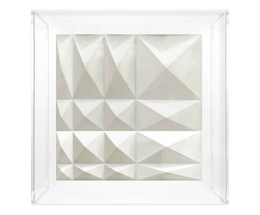 Caixa Decorativa Diamond I Branco, Branco | WestwingNow