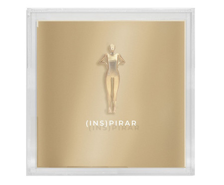 Caixa Decorativa Inspirar Dourado