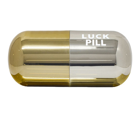 Pílula  Decorativa Luck Pill Dourado