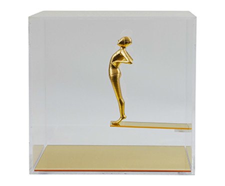 Caixa Decorativa Giela Dourado | Westwing