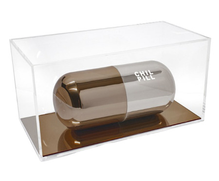 Caixa Decorativa Chill Pill Bronze