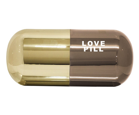 Pílula Decorativa Love Pill I Dourado