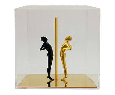 Caixa Decorativa Rabaiolli Dourado | Westwing