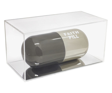 Caixa Decorativa Faith Pill I Prateado | Westwing