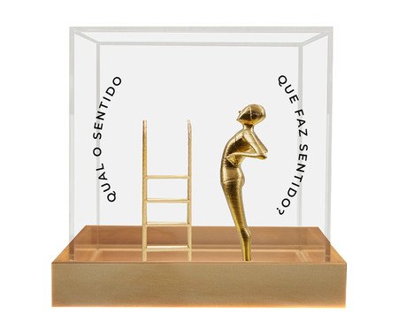 Caixa Decorativa Aguitoni Dourado | Westwing