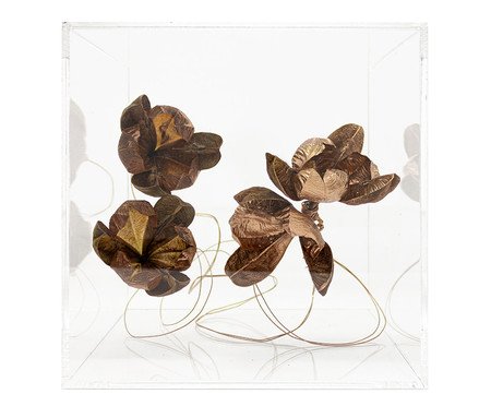 Caixa Decorativa Zeitz Bronze | Westwing