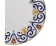 Jogo de Pratos Rasos em Cerâmica Mila - Colorido, Azul,Laranja | WestwingNow