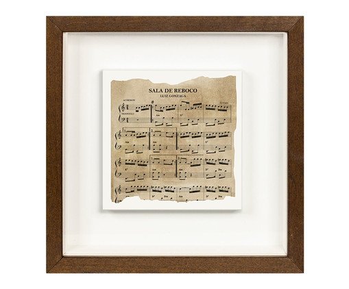 Quadro Sala de Reboco - Luiz Gonzaga, Colorido | WestwingNow