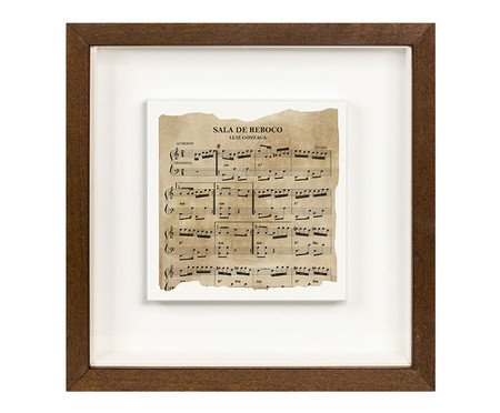 Quadro Sala de Reboco - Luiz Gonzaga | Westwing