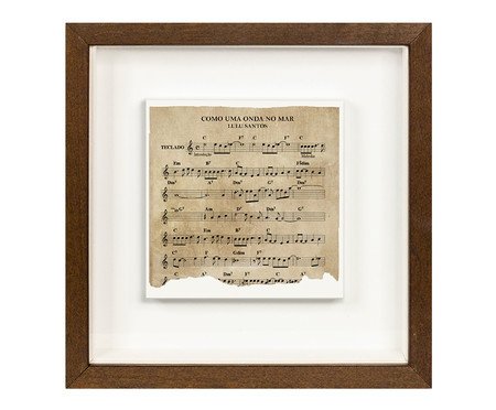 Quadro Como Uma Onda No Mar - Lulu Santos | Westwing
